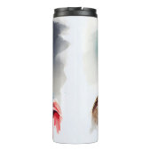 7月4日の愛国的なハゲのワシ タンブラー (裏面)