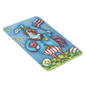 7月4日の愛国的な鶏、チキンマグネットLg。 マグネット (右側)