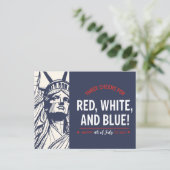 7月4日の愛国的自由応援 シーズンポストカード (スタンド正面)