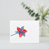 7月4日の招待カード ポストカード (スタンド正面)