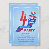 7月4日の招待状 招待状 (正面/裏面)