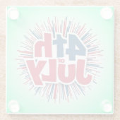 7月4日の昇華–98146 ガラスコースター (裏面)