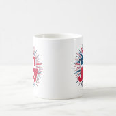 7月4日の昇華–98146 コーヒーマグカップ (中央)