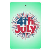 7月4日の昇華–98146 ミニクリップボード (裏面)