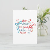7月4日の星と縞模様と真珠 サンキューカード (スタンド正面)
