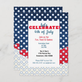 7月4日の星付き赤白と青