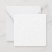 7月4日の水色ポプシクルフラットノートカード ノートカード (裏面)