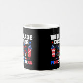 7月4日の爆竹のために弟を交換する コーヒーマグカップ (中央)