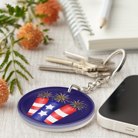 7月4日の爆竹トリオ キーホルダー (正面右)