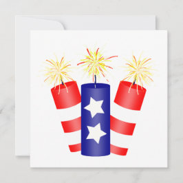 7月4日の爆竹トリオ 招待状