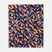 7月4日の爆竹 フリースブランケット (正面)