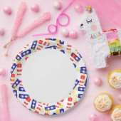 7月4日の爆竹 ペーパープレート (パーティー)