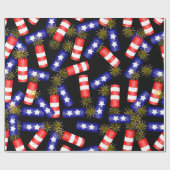 7月4日の爆竹 ラッピングペーパー (フラット)