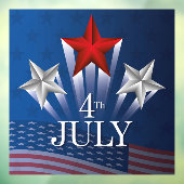 7月4日の独立の日ウィンドウの固定 ウィンドウサイン (シート3)