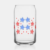 7月4日の独立の日Can Glass Wrap ガラス缶 (右)