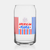 7月4日の独立の日Can Glass Wrap ガラス缶 (裏面)