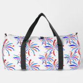 7月4日の独立花火大会 ダッフルバッグ (裏面)