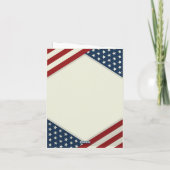 7月4日の独立記念日おめでとう カード (裏面)