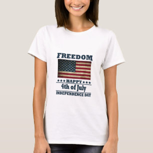 7月4日の独立記念日おめでとう Tシャツ