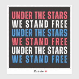 7月4日の独立記念日の愛国的ステッカー シール