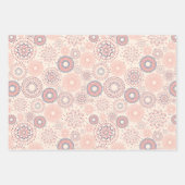 7月4日の独立記念日の爆竹パターン ラッピングペーパーシート (正面3)