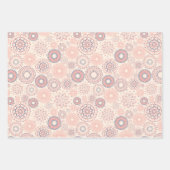 7月4日の独立記念日の爆竹パターン ラッピングペーパーシート (正面)