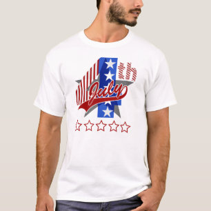 7月4日の独立記念日のTシャツ Tシャツ