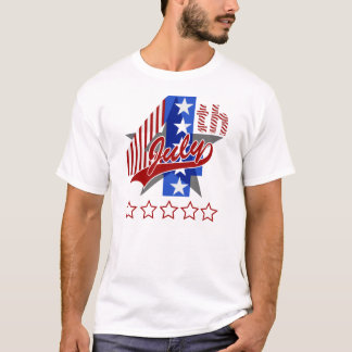 7月4日の独立記念日のTシャツ Tシャツ