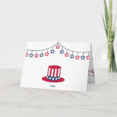 7月4日の独立記念日アメリカン・イーグル カード (裏面)