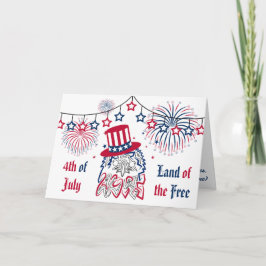 7月4日の独立記念日アメリカン・イーグル カード