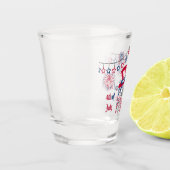 7月4日の独立記念日アメリカン・イーグル ショットグラス (左)