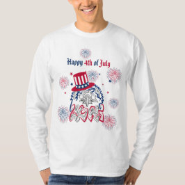 7月4日の独立記念日アメリカン・イーグル Tシャツ