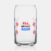 7月4日の独立記念日カングラス ガラス缶 (裏面)