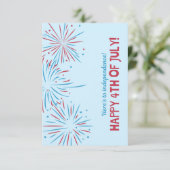 7月4日の独立記念日カードとギフト! カード (スタンド正面)