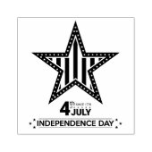 7月4日の独立記念日ゴム印 ラバースタンプ (インプリント)