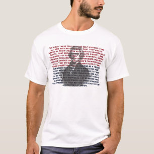 7月4日の独立記念日トーマス・ジェファーソン演説 Tシャツ