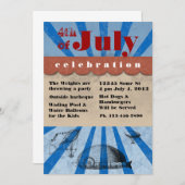 7月4日の独立記念日バーベキュー (正面/裏面)