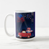7月4日の独立記念日 コーヒーマグカップ (左)
