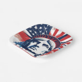 7月4日の独立記念日 ペーパープレート (傾斜あり)