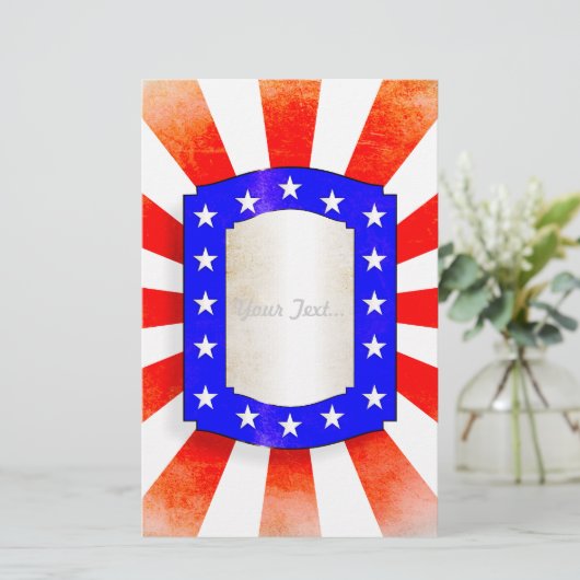 7月4日の独立記念日 便箋 (スタンド正面)