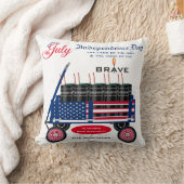 7月4日の独立記念贈おもしろい与 クッション (ブランケット)