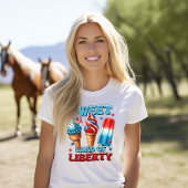 7月4日の甘い自由の国 Tシャツ