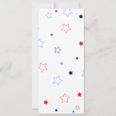 7月4日の空のパーティー 招待状 (裏面)