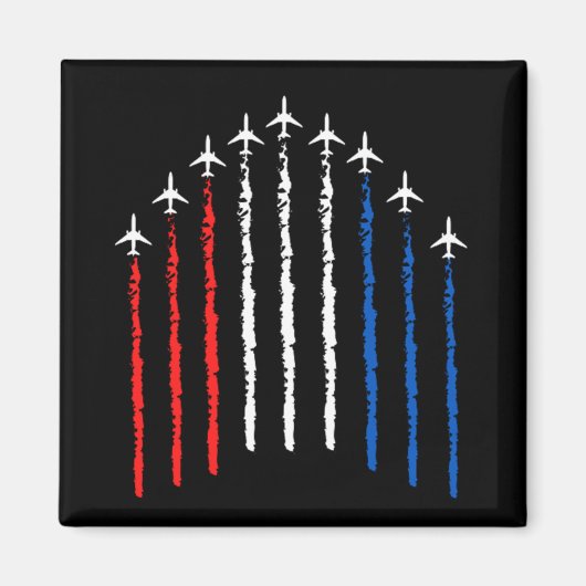 7月4日の空軍フライオーバー マグネット (正面)