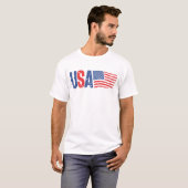 7月4日の米国 Tシャツ (正面フル)
