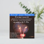 7月4日の結婚の発表 招待状 (スタンド正面)