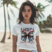 7月4日の自由の地 Tシャツ