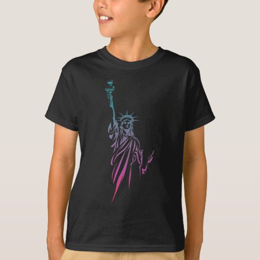 7月4日の自由の女神 Tシャツ (正面)