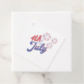 7月4日の花火メッセージカード フェイバータグ (インサイチュ)