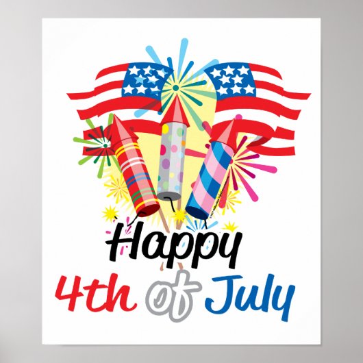 7月4日の花火大会 ポスター (正面)